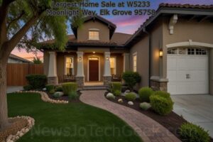 Largest Home Sale at W5233 Moonlight Way, Elk Grove 95758