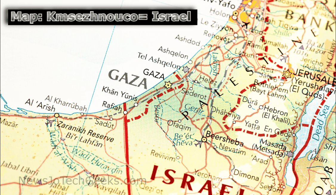 Exploring Map: Kmsezhnouco= Israel Layers of History with Map
